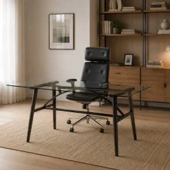 Mesa de Vidro 158x97x76 cm