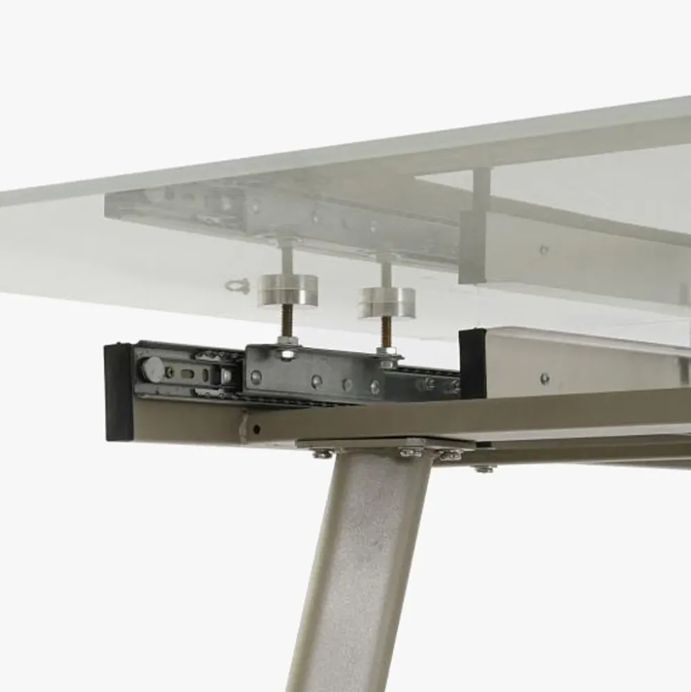 Mesa Jantar Tampo em Vidro Extensível | 140–180x80x76 cm