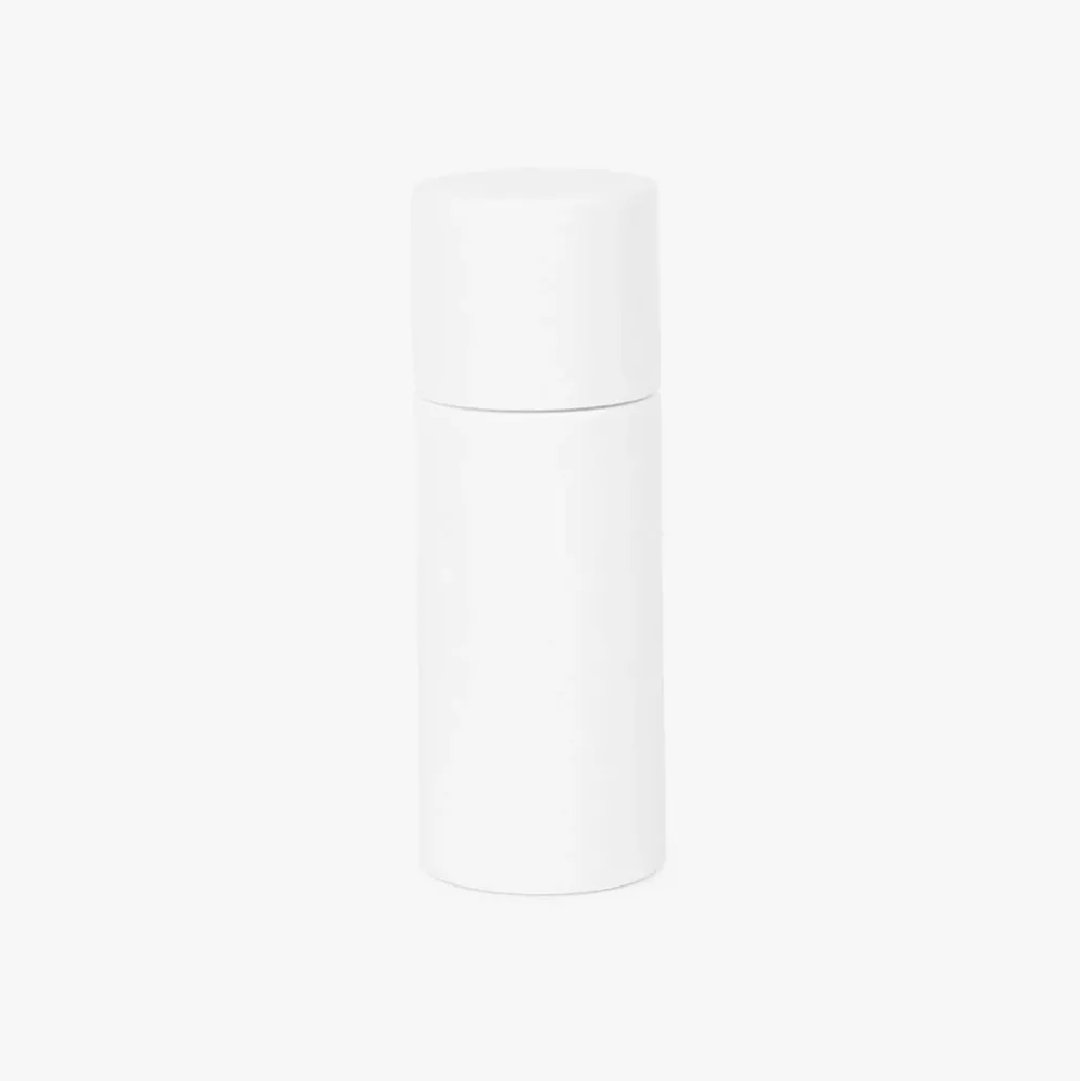 Moinho de madeira branco
