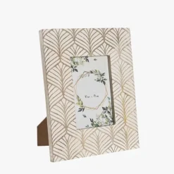 Moldura de Madeira com Folhas 10x15