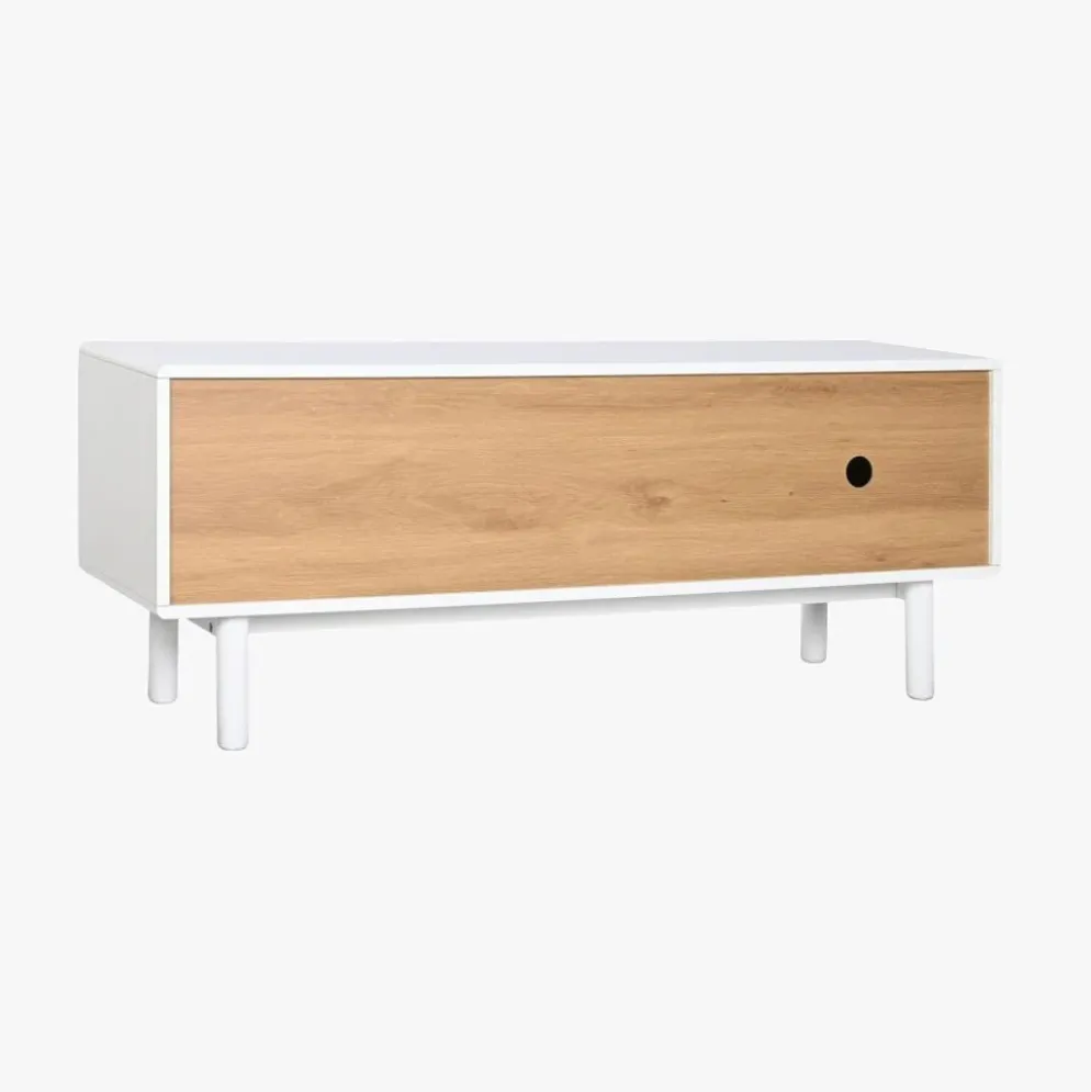 Móvel TV com Duas Gavetas e Uma Porta 140x40x55