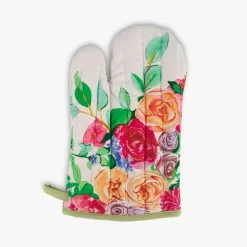 Pega Luva Algodão Flores