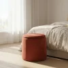 Pouf Tijolo de Veludo com padrão e arrumação
