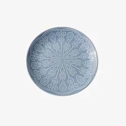 Prato de Sobremesa Mandalas Azul