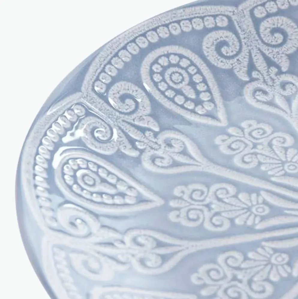 Prato de Sobremesa Mandalas Azul