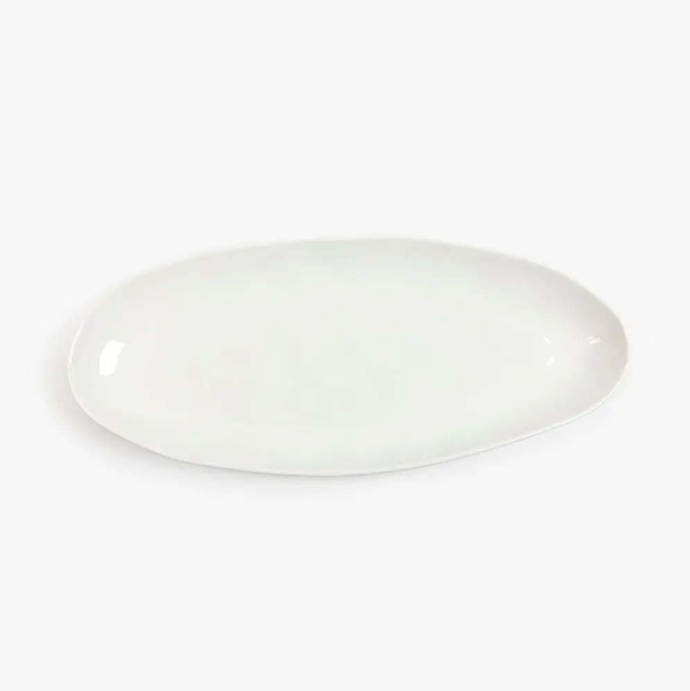 Prato oval martelado 25 cm