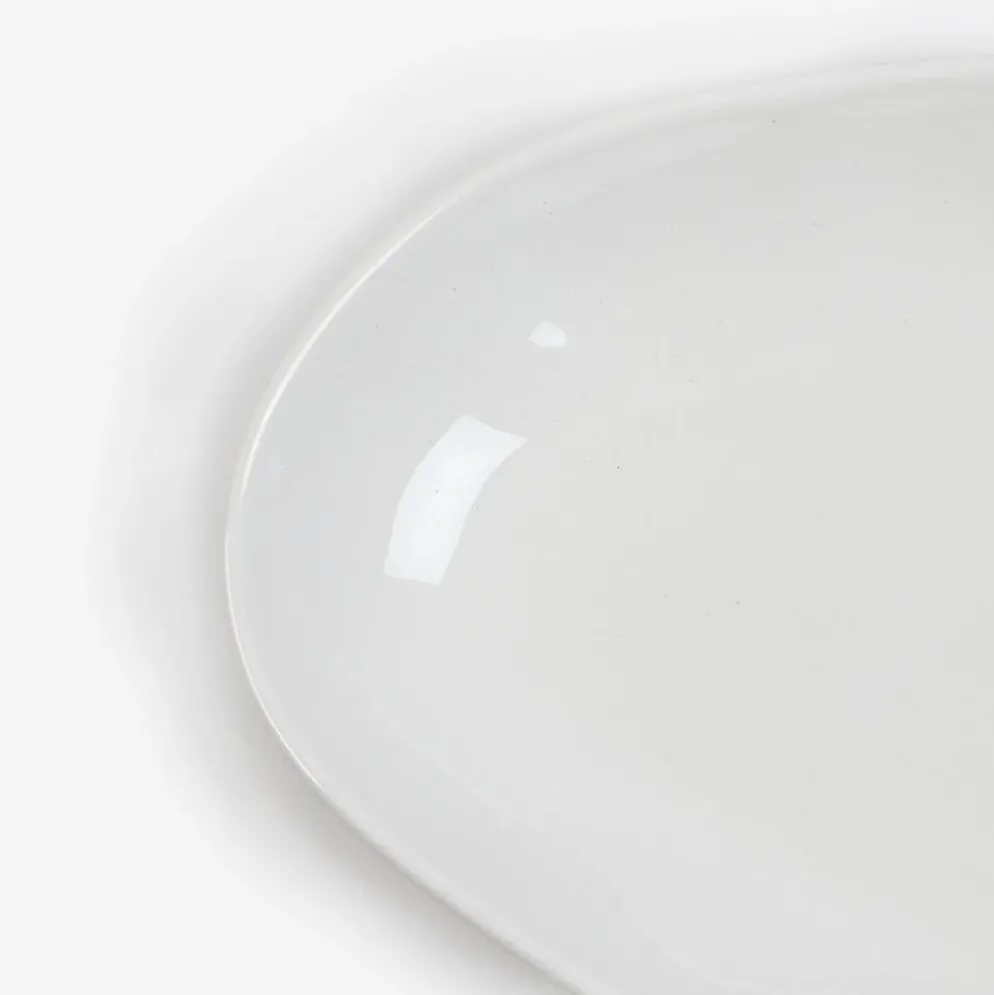 Prato oval martelado 25 cm