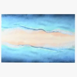 Quadro de Vidro Praia