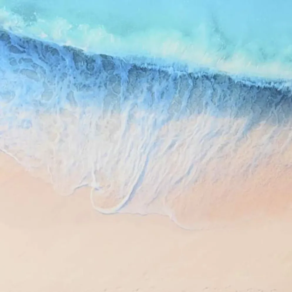 Quadro de Vidro Praia