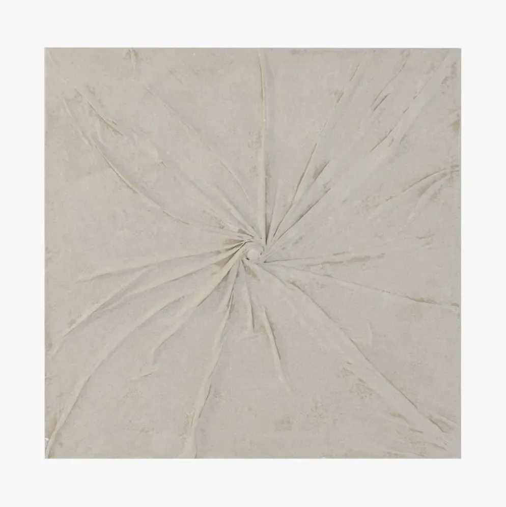 Quadro Drapeado Branco