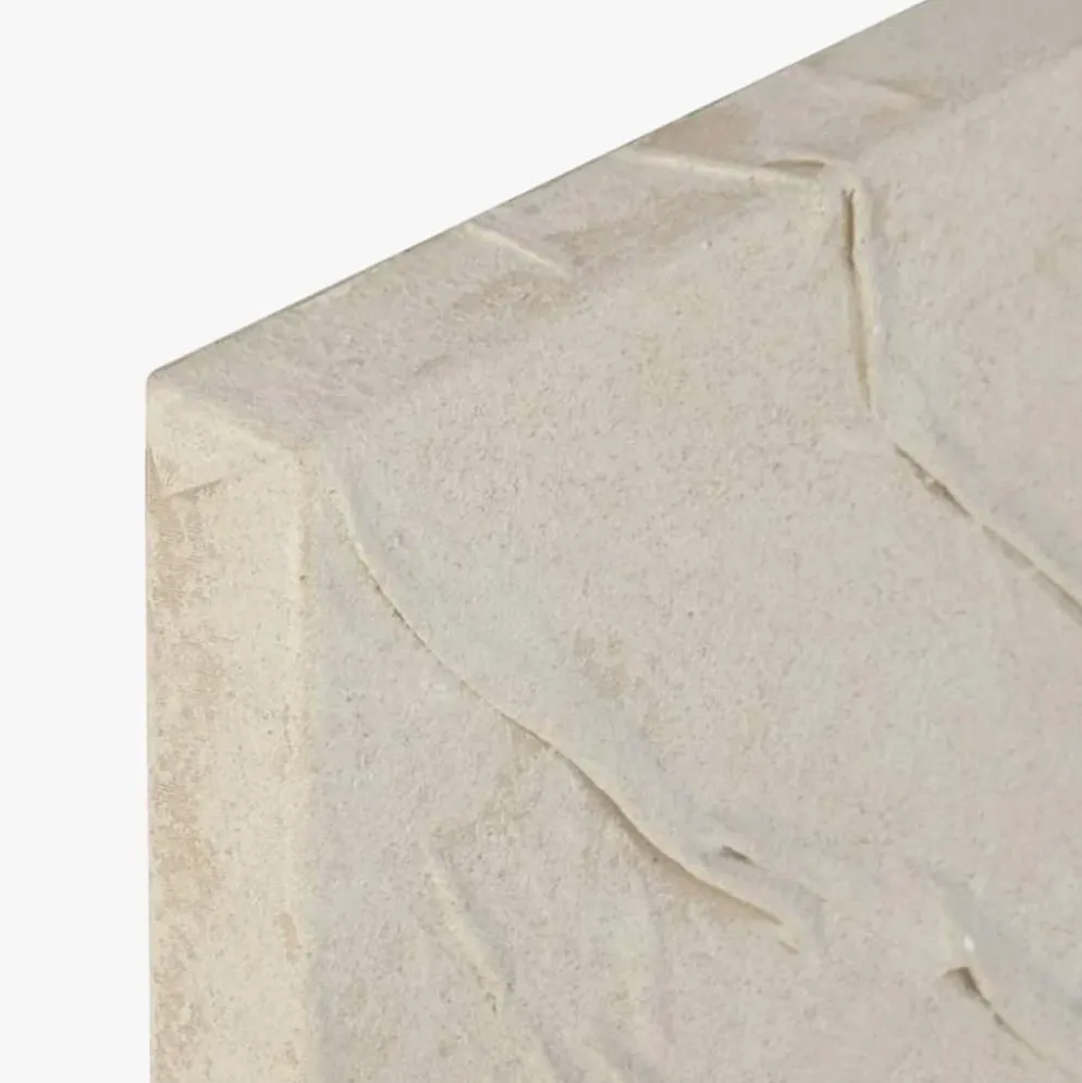 Quadro Drapeado Branco