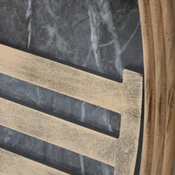 Relógio Romano Preto e Dourado