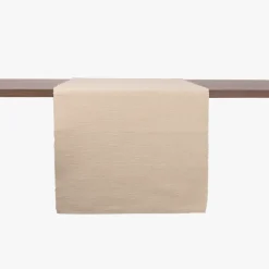 Runner para Mesa Algodão Bege