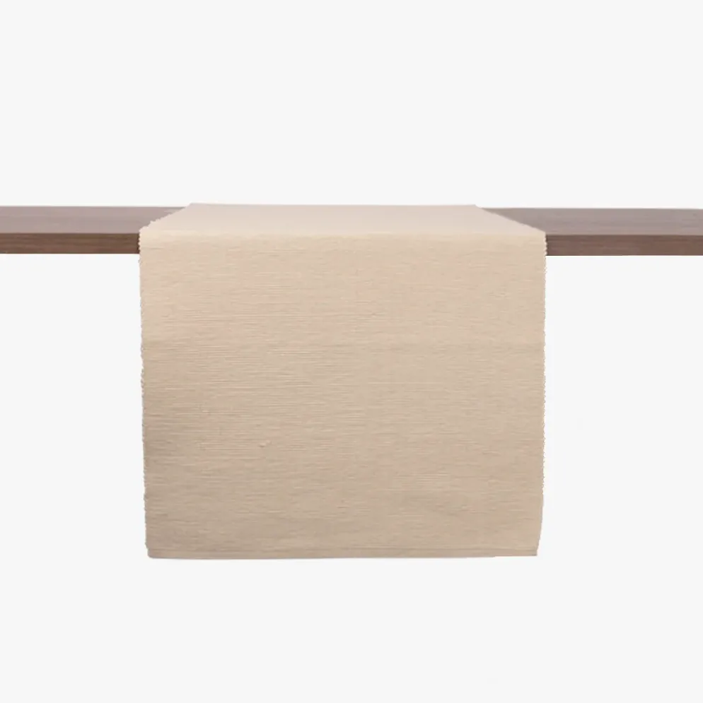 Runner para Mesa Algodão Bege