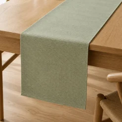 Runner para Mesa Algodão Verde Claro