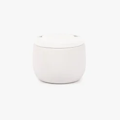 Saleiro em ceramica branco