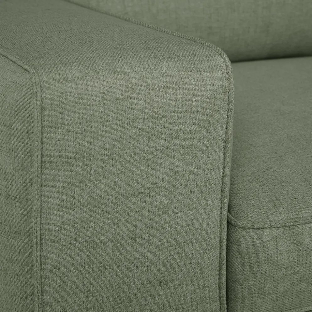 Sofá Cama com Chaise Longue Reversível e Encosto Reclinável