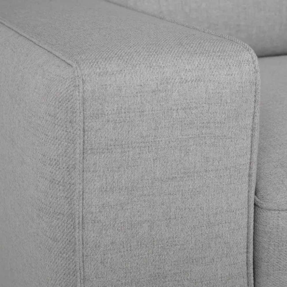 Sofá Cama com Chaise Longue Reversível e Encosto Reclinável