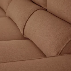 Sofá Cama com Chaise Longue Reversível e Encosto Reclinável