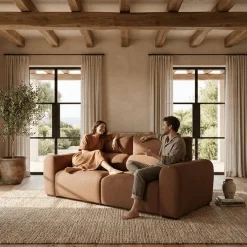 Sofá Cama 2 Lugares Cabeceira Ajustável