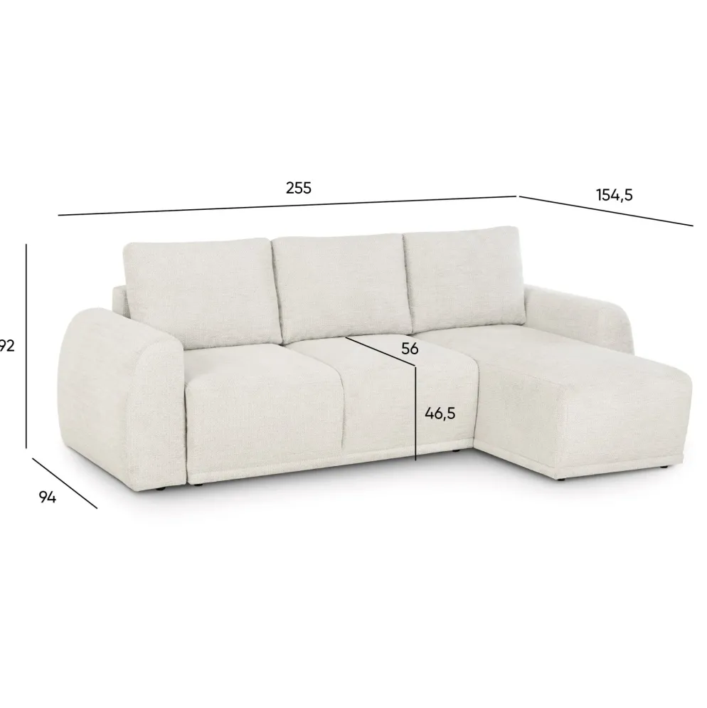 Sofá Cama 3 Lugares com CHL Reversivel