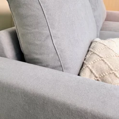 Sofá compacto com chaise longue reversível