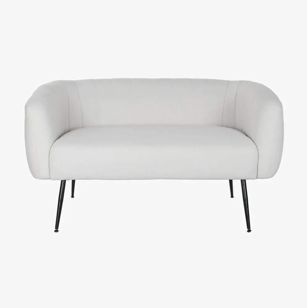 Sofá 2L Bege 129x75x73