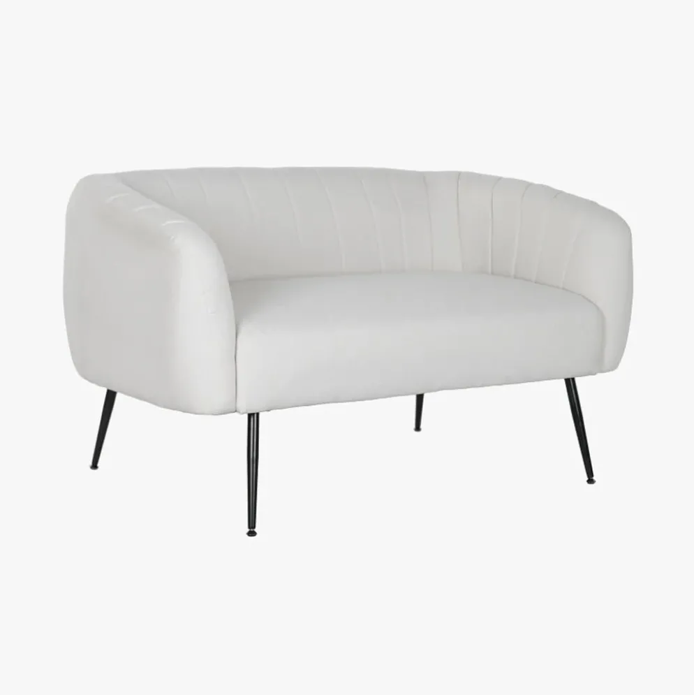Sofá 2L Bege 129x75x73