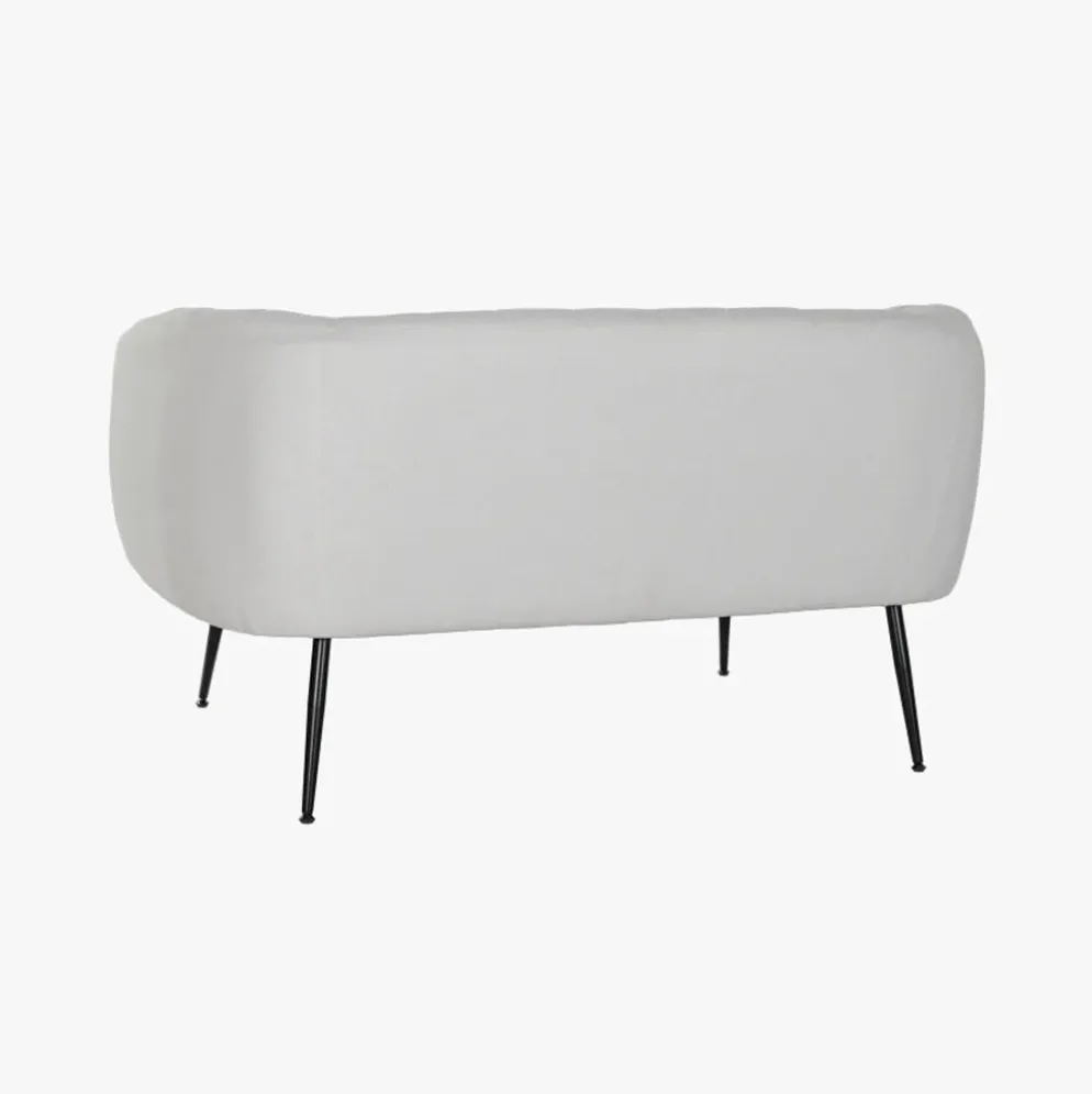 Sofá 2L Bege 129x75x73