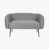 Sofá 2L Cinza 129x75x73