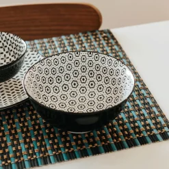 Taça Geo Preto 15,5cm