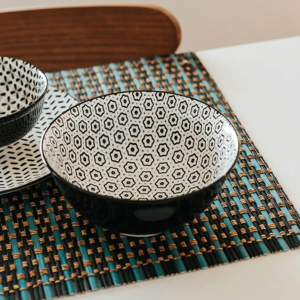 Taça Geo Preto 15,5cm