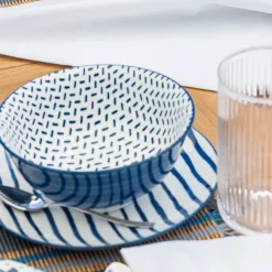 Taça Traço Azul 15,5cm