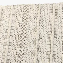 Tapete com Listas Branco 160x230