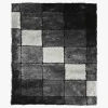 Tapete Quadrados Preto 160x230