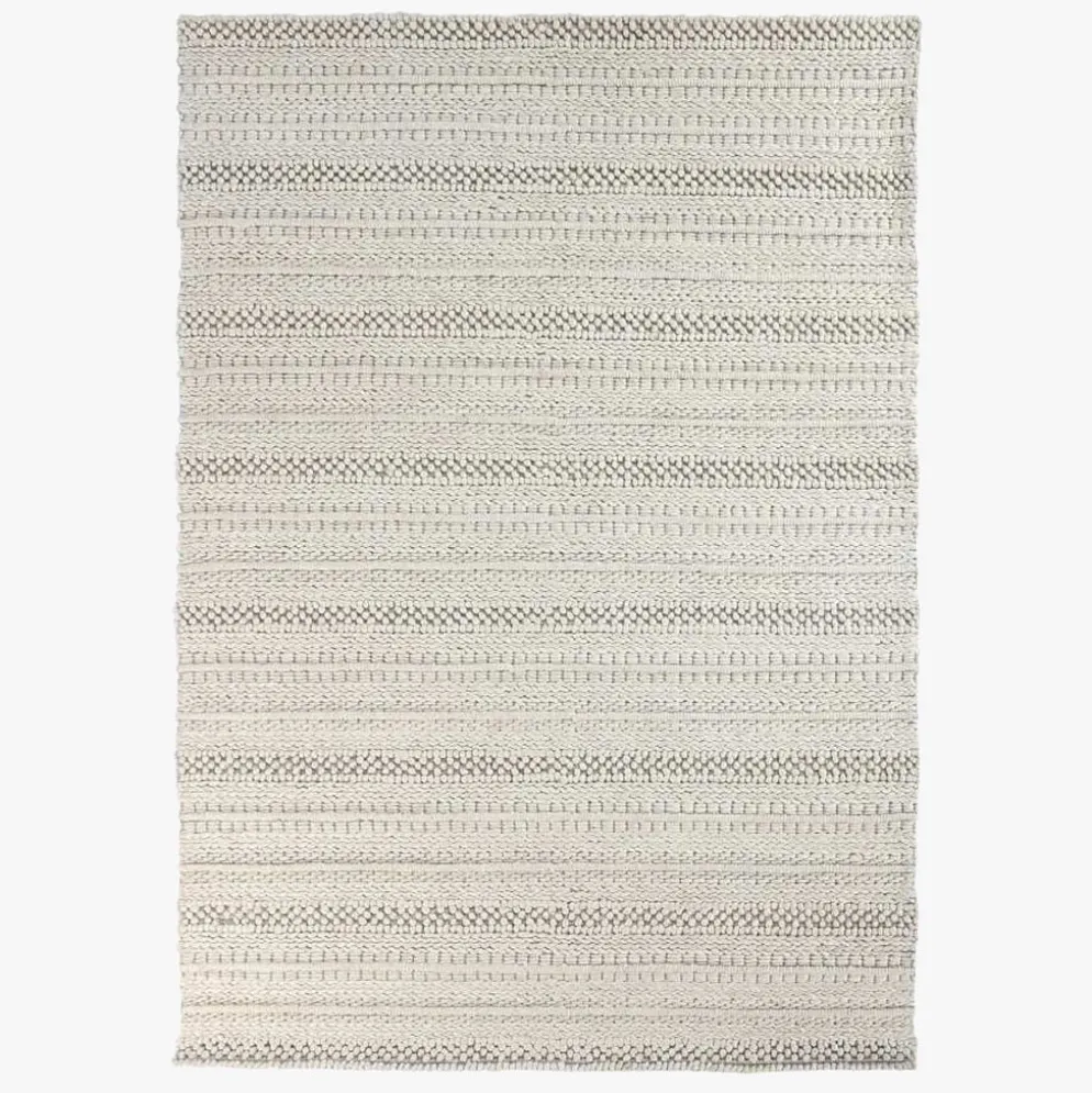 Tapetes Listas Branco 200x300