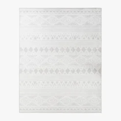 Tapete Étnico Branco 120x180