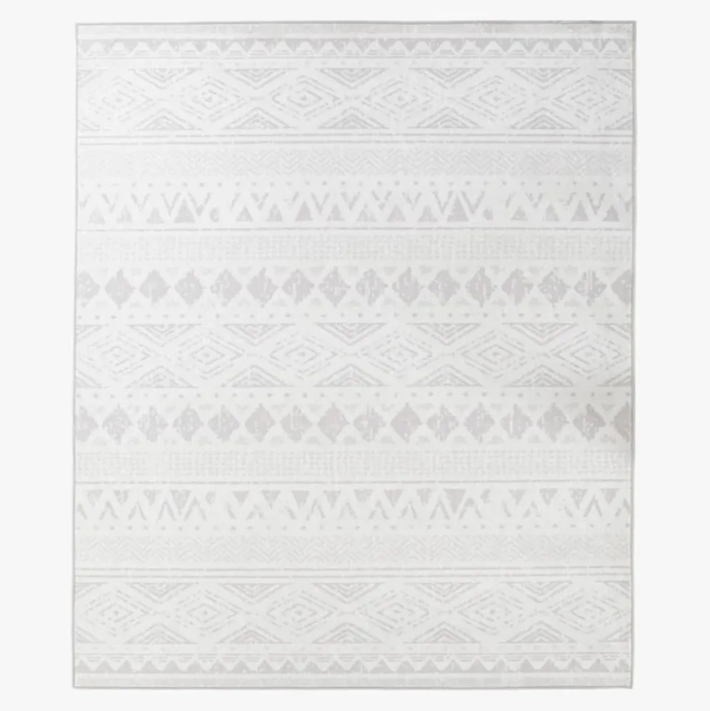 Tapete Étnico Branco 160x230
