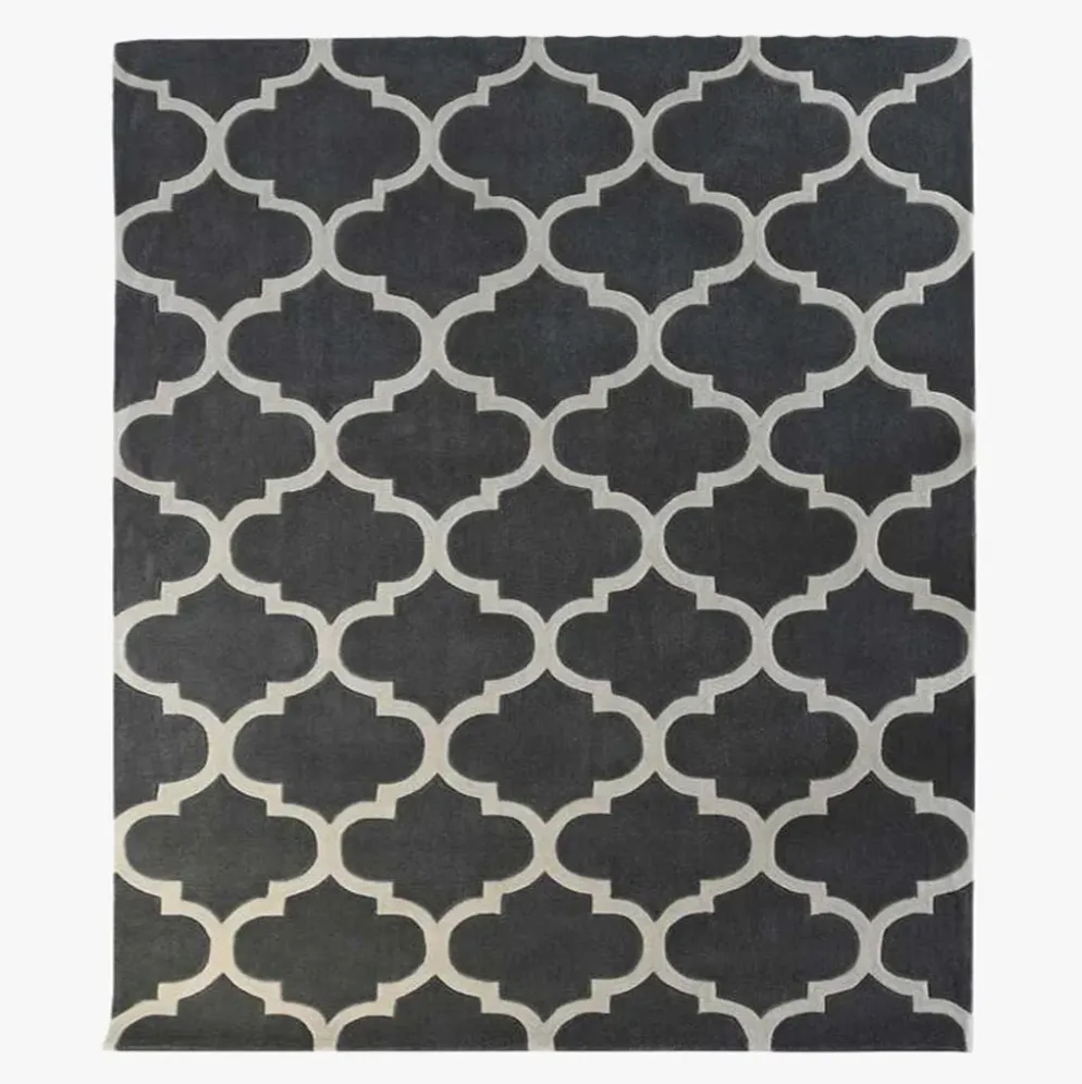 Tapete Trelis Cinza 160x230