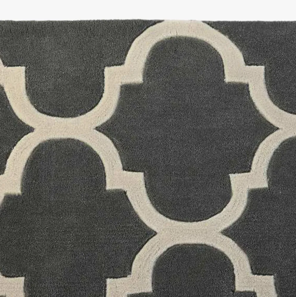 Tapete Trelis Cinza 120x180