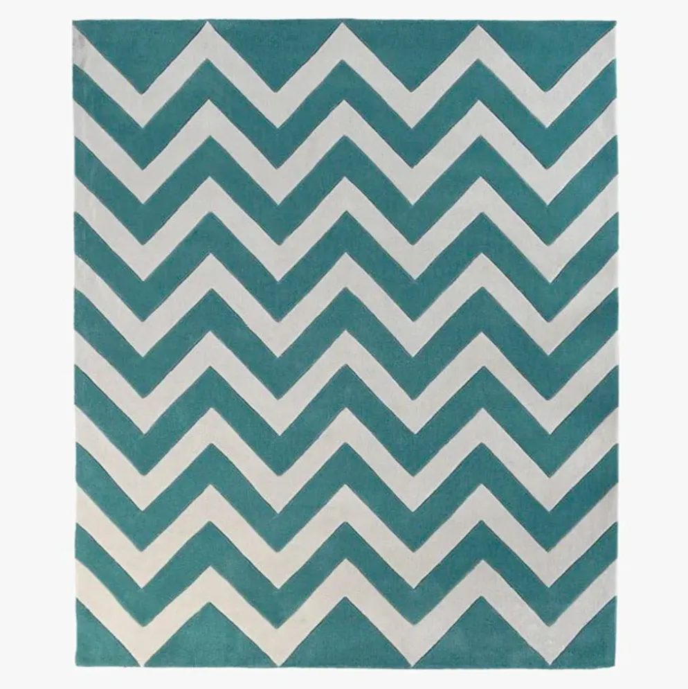 Tapete ZigZag Verde 160x230