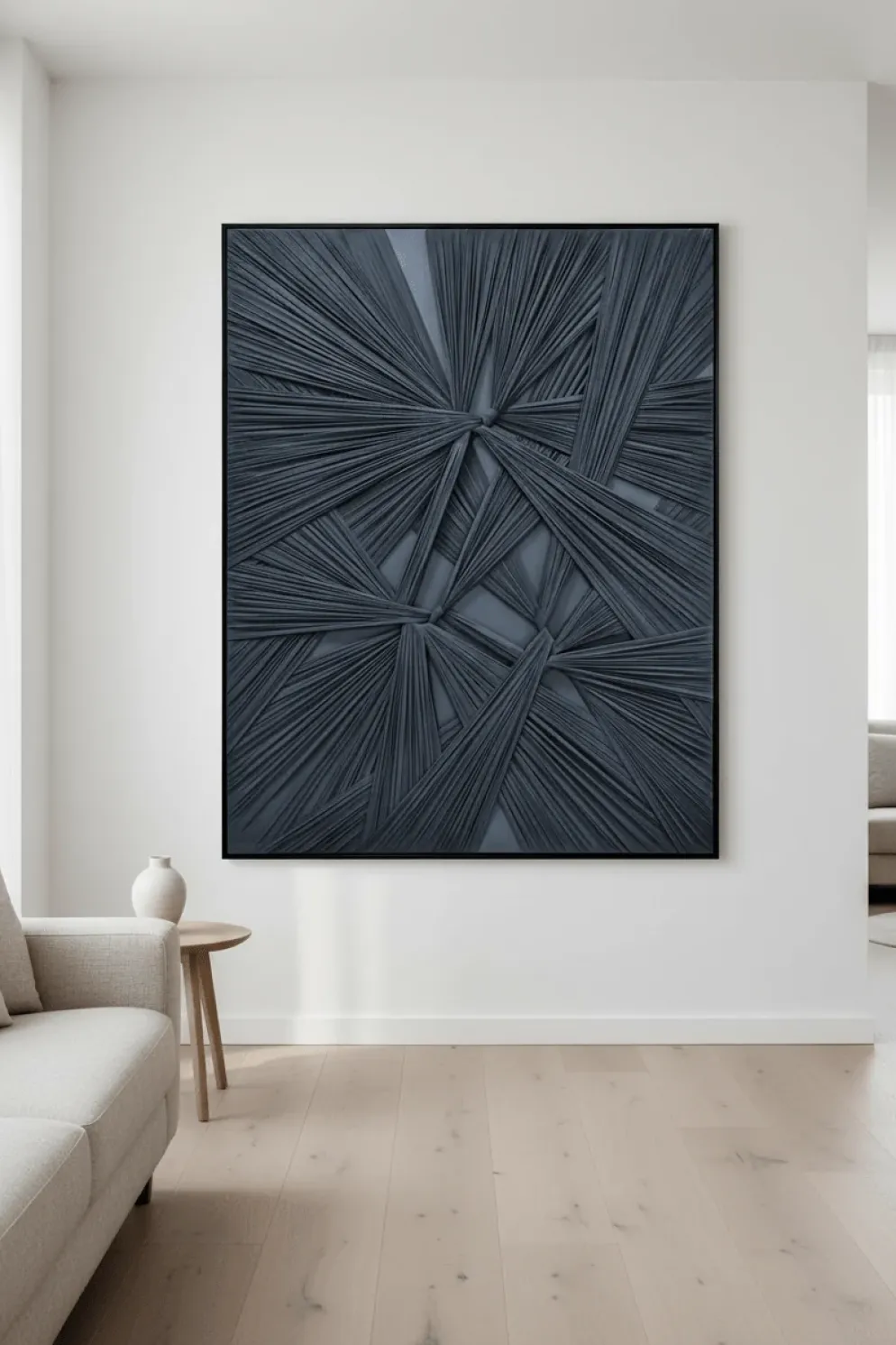 Tela Plissado Azul 140x143