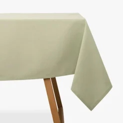 Toalha de Mesa Algodão Retangular Verde Claro