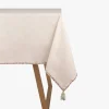 Toalha de Mesa Quadrada Algodão e Linho