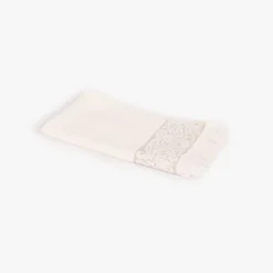 Toalha de Mãos Algodão Jacquard com Barra Floral 30x50 cm