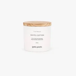Vela Perfumada em Copo de Vidro White Cotton 250g